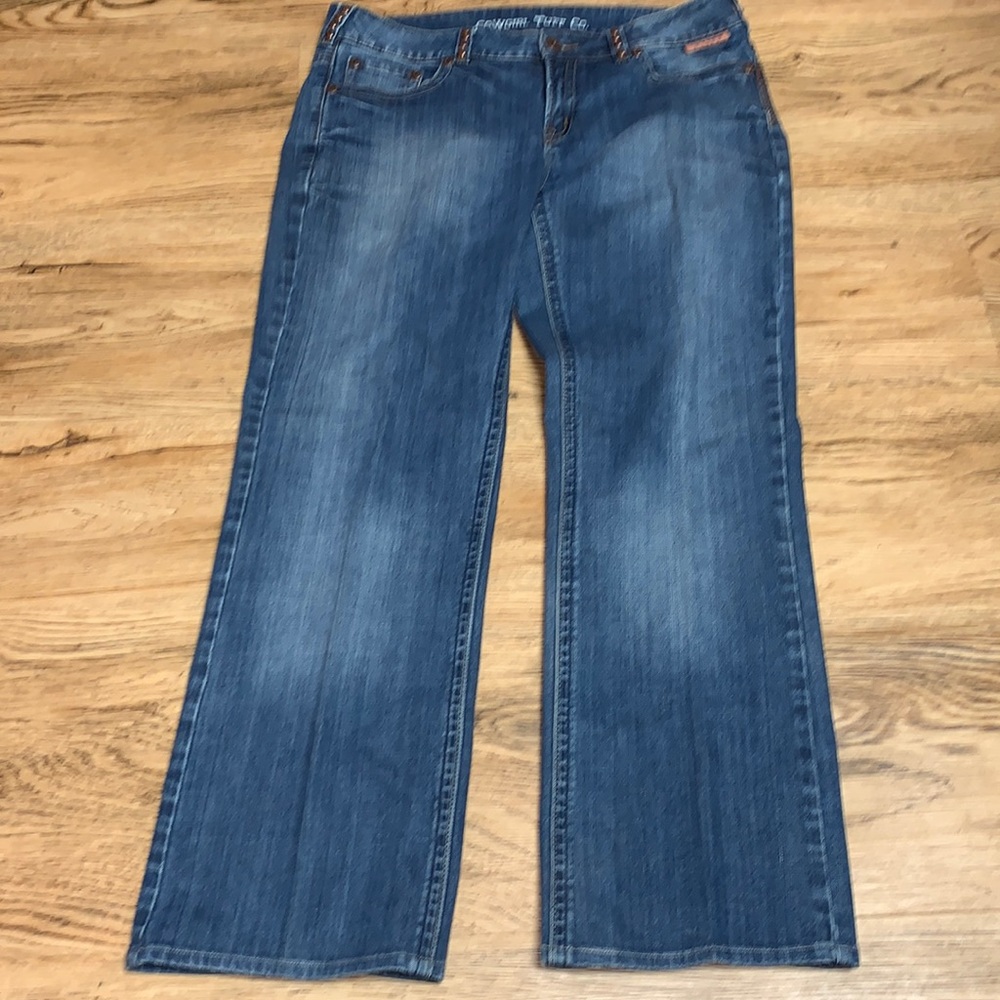 Cowgirl Tuff Copper Gypsy Jeans 33 x 35